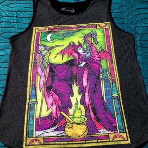 (Disney) Maleficent Sleeveless Tank Top